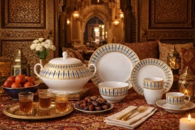 SERVICE DE 38 PCS BLEU