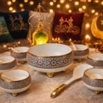 Service 13 pièces motif marocain