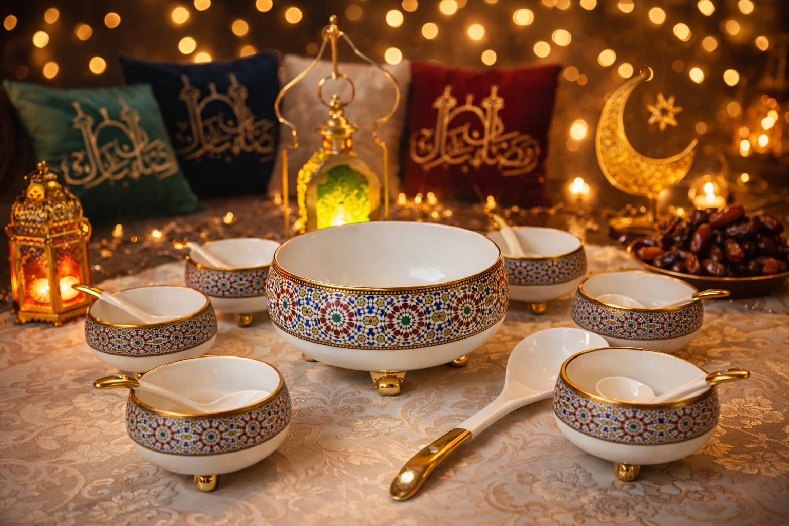 2770dac2-55cf-4138-afa8-c865b058c418 Service 13 pièces motif marocain – Image 1