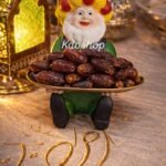 Support de dattes avec figurine ramadan