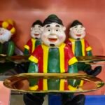 Support de dattes avec figurine ramadanesque