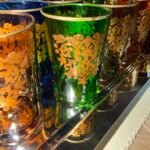 Lot de 12 verre motif Amira