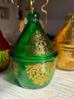 ✨ Lot de bonbonnières motif Amira en verre coloré – Raffinement et tradition ✨ – Image 3